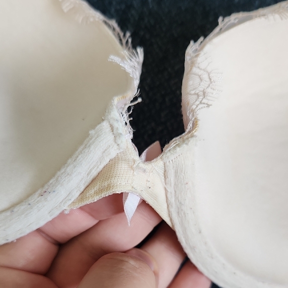 Elegant Lace Women's Bra - Light Pink - Picture 10 of 15